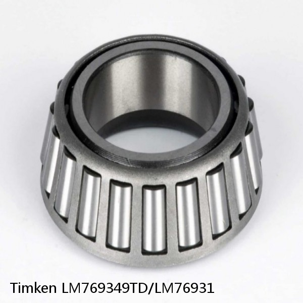 LM769349TD/LM76931 Timken Cylindrical Roller Radial Bearing